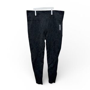 Gymshark Adapt Black Jacquard Seamless Leggings size‎ M